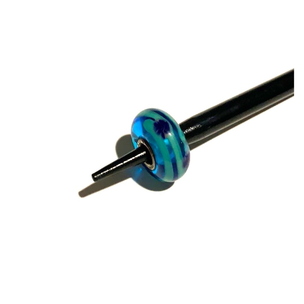 Blue, Green, Purple Glass Bead